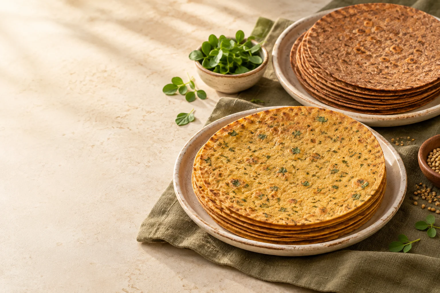 Discover your favourite mix. Representative khakhra serving image